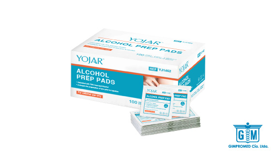 Alcohol Prep Pads Medium Estéril