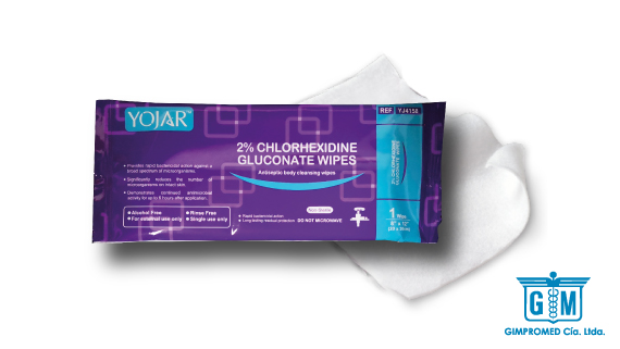 Toallas Húmedas para Baño con Clorhexidina